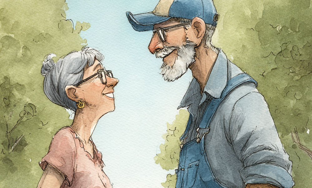 Retired couple enjoying life representing retirement and life insurance planning