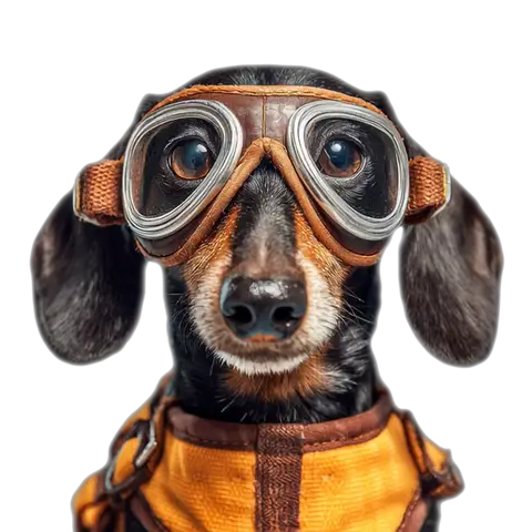 Utterlycovered dog mascot